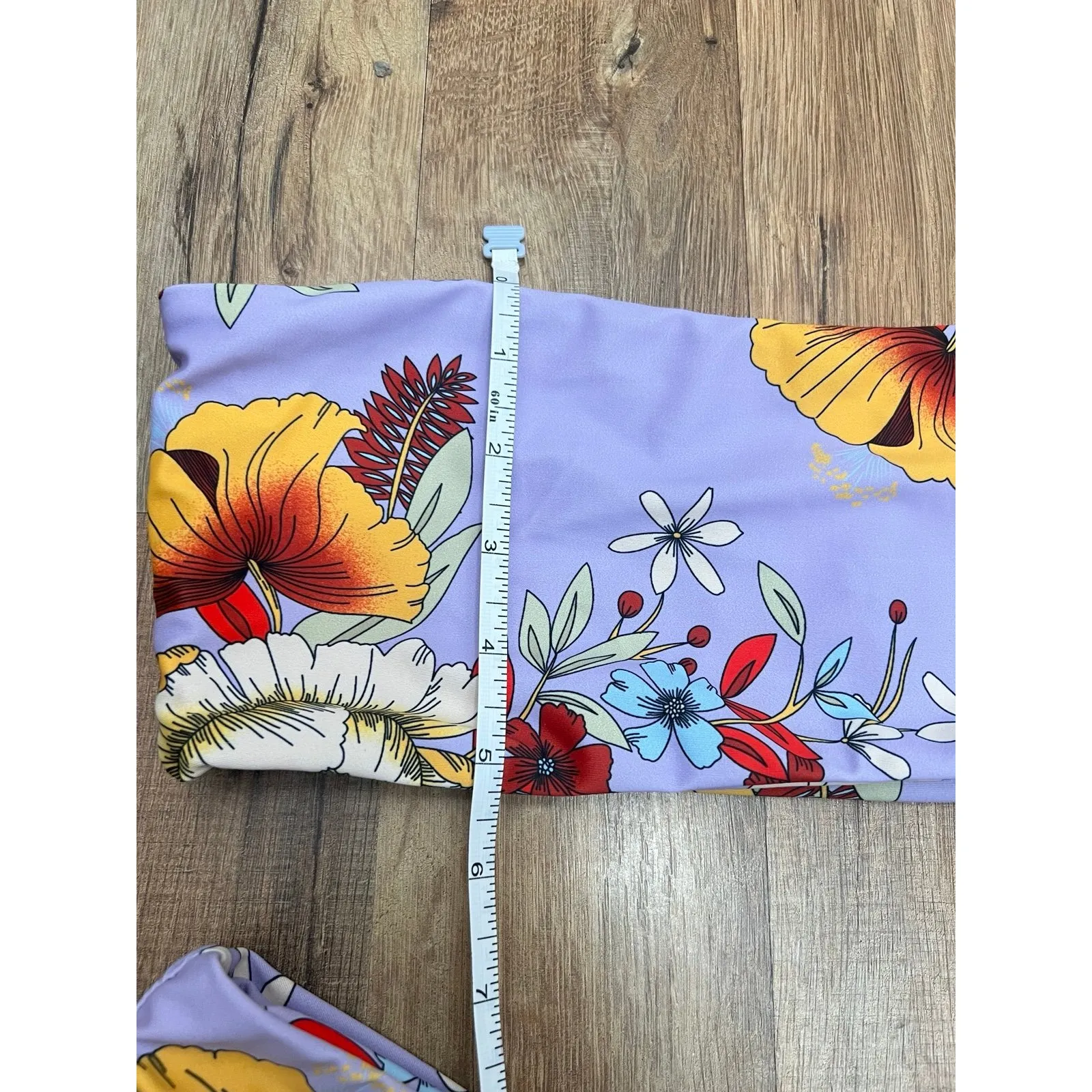 ZAFUL Floral Bikini Set - Mauve, Size 6‎ - Image 9