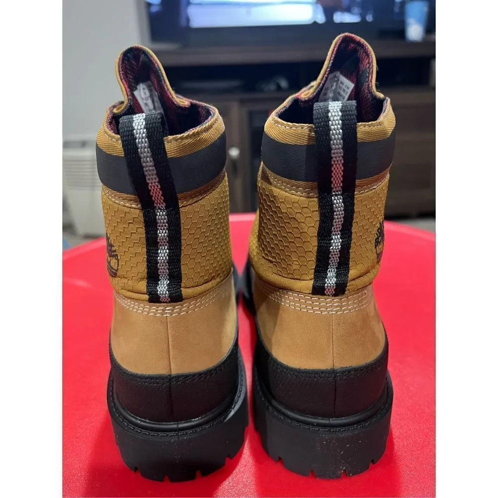 Timberland Heritage 6 in Front Zip Boot Size 7 Women's TB0A2JTV231 Wheat Nubuck - Image 4