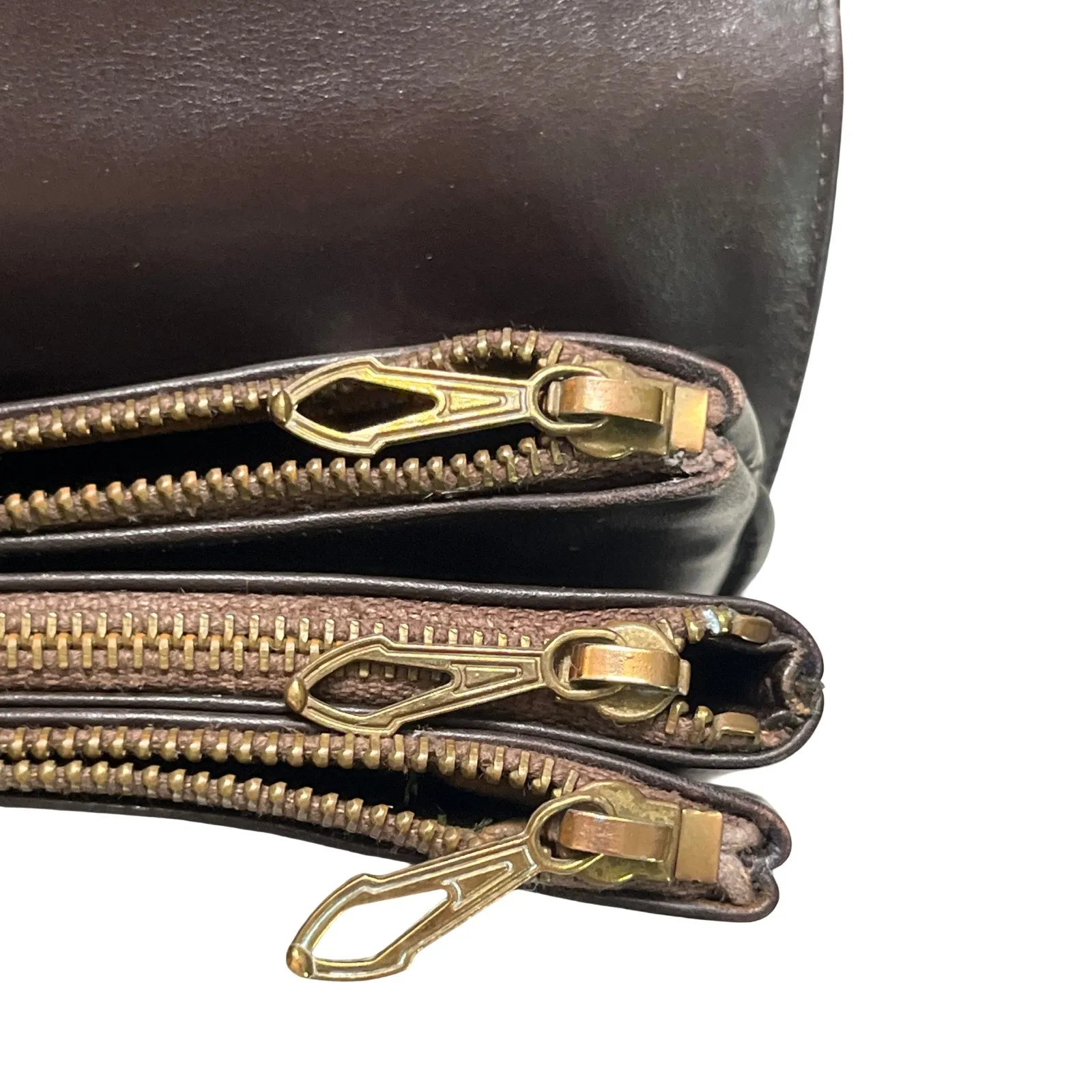 Vintage Céline Horsebit Logo Dark Brown Leather Shoulder Bag Made in Italy - Image 10