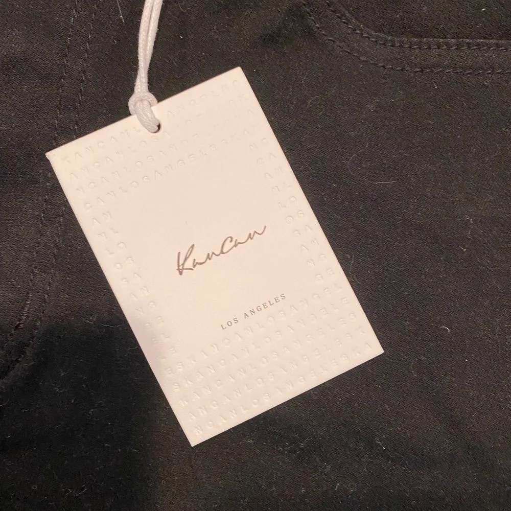 #125 KANCAN Short Black Jeans Shorts - Image 6