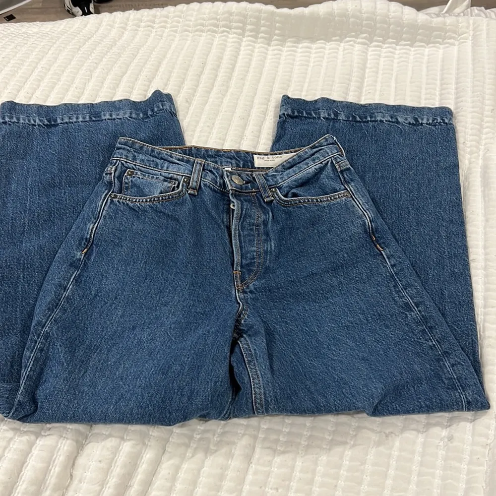 Rag & Bone Maya high rise ankle wide leg jeans! - Image 3