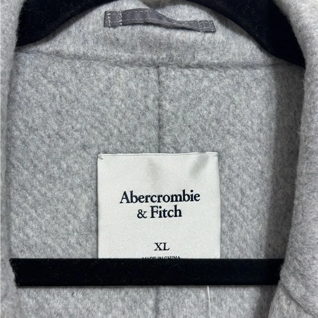 Abercrombie Double Cloth Wool-Blend Blazer Coat in Gray - Size XL - Image 5