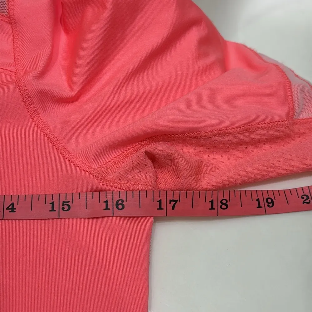 Lucky in Love Collared Tennis Golf Top Size Small Pink - Image 6