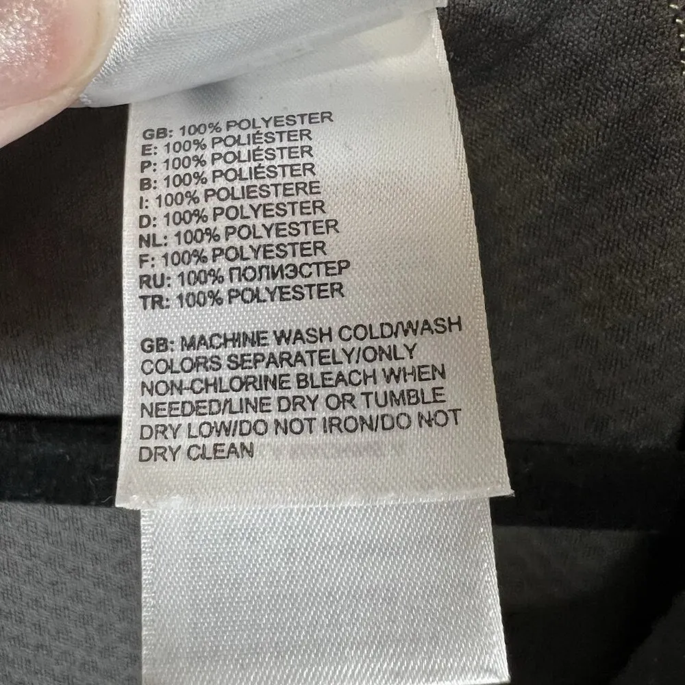 North Face Women's Size M W/flaws Flight Series Gray Neon yellow trim Thumb hole - Image 7