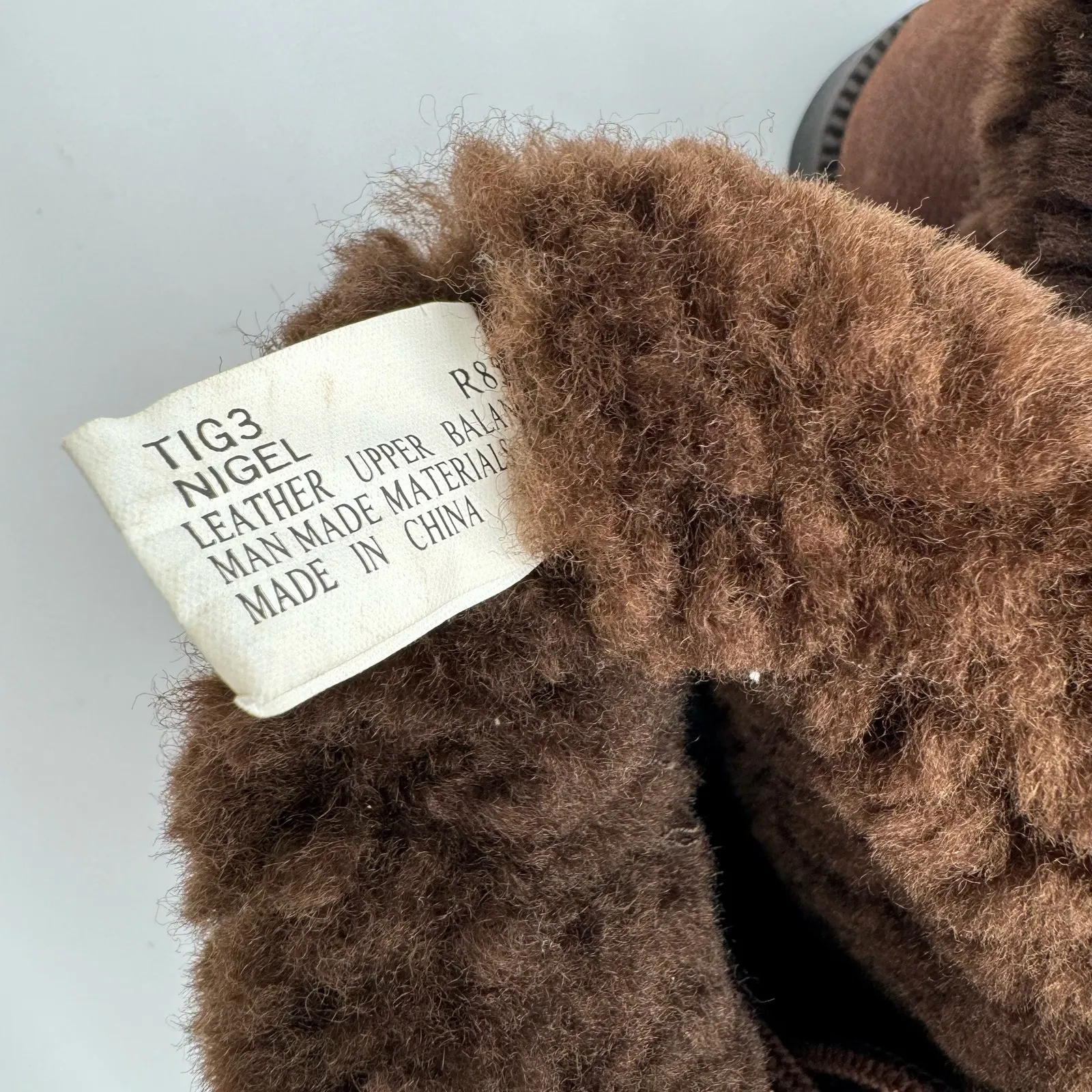 Bass Women's Faux Fur Leather Nigel Ankle Booties Warm Casual Brown 7.5 - Image 4