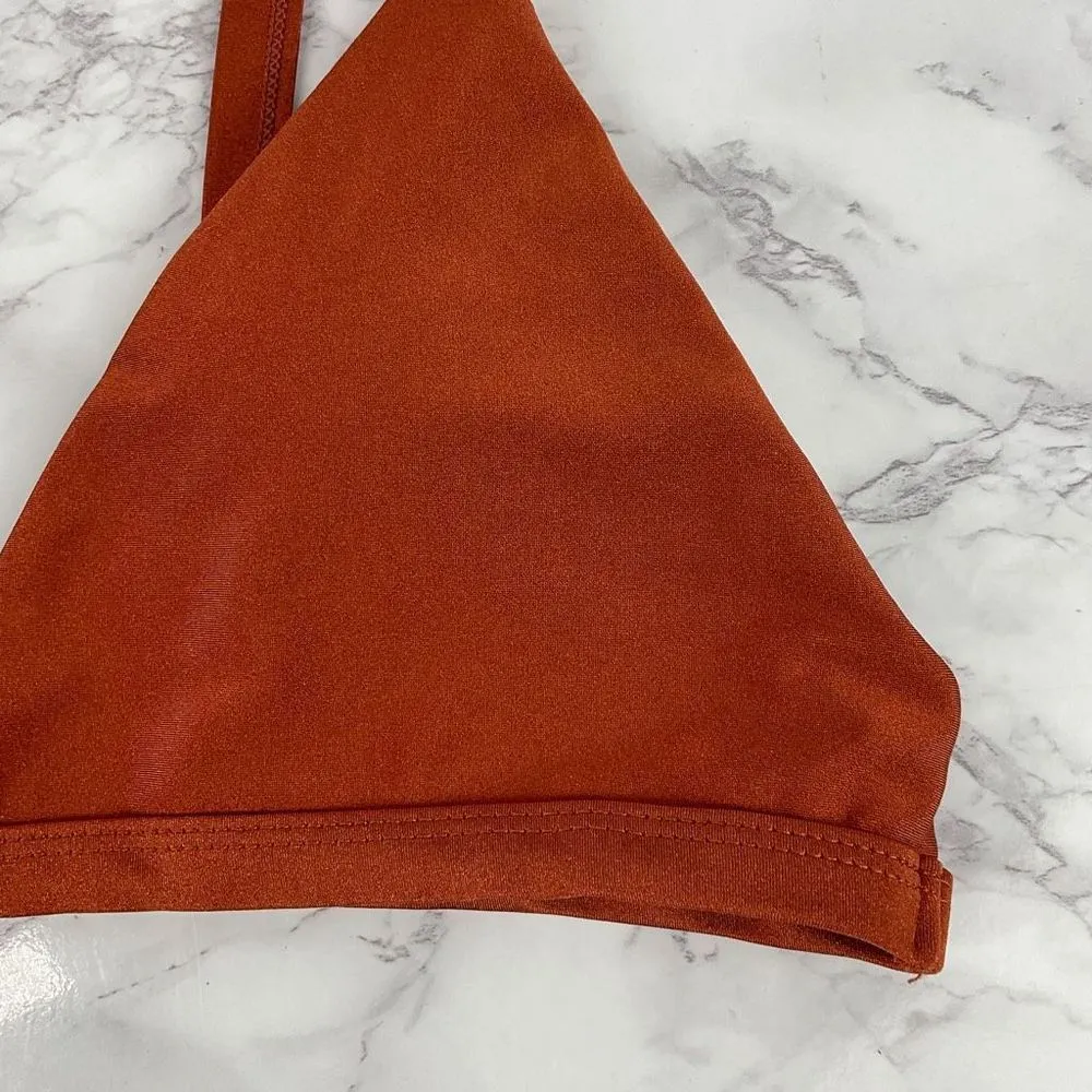 Unbranded Rust Orange Bikini Top XL - Image 2