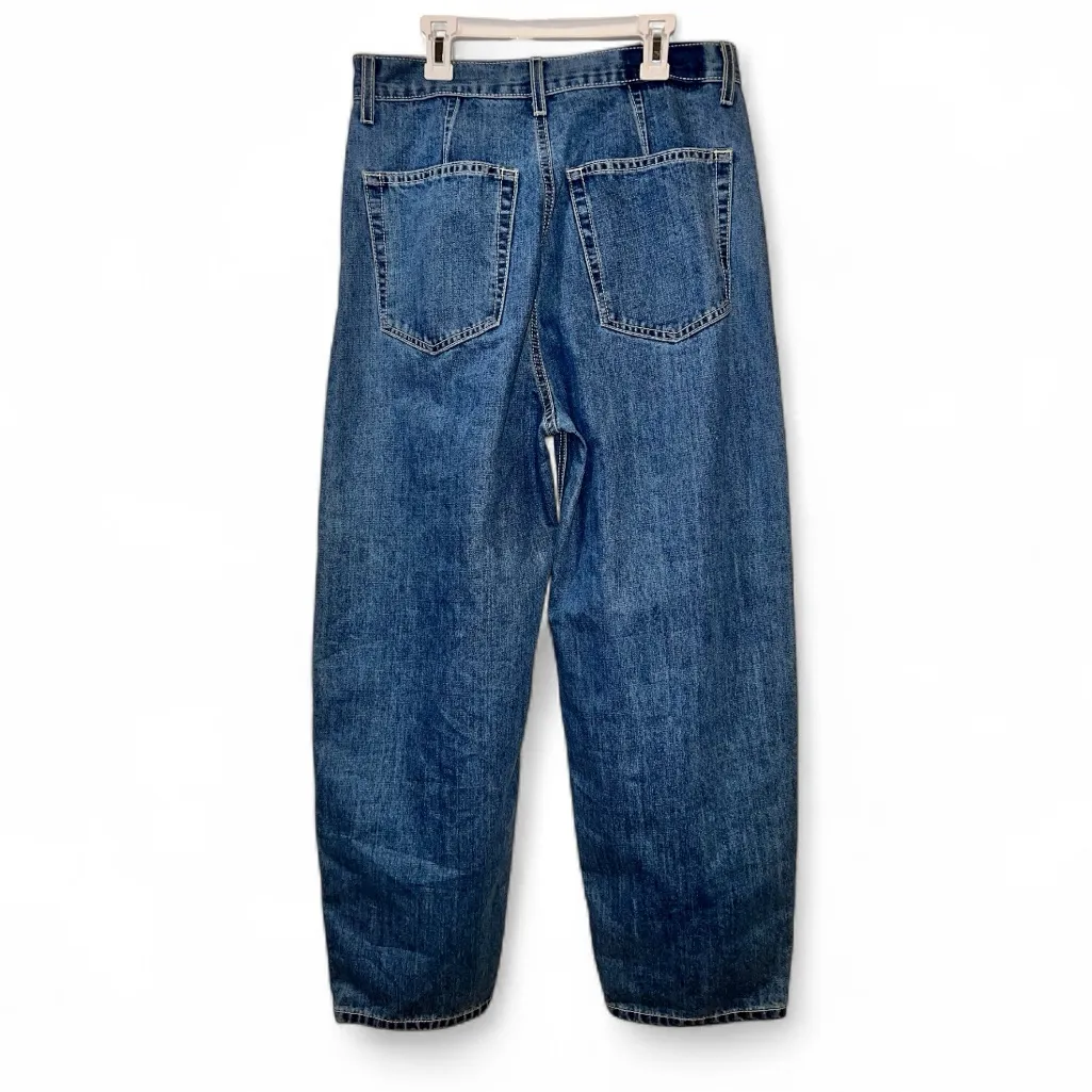 ÉTICA IRIS RELAXED BARREL JEAN, Size 28 Color is light blue wash EUC Like New - Image 4