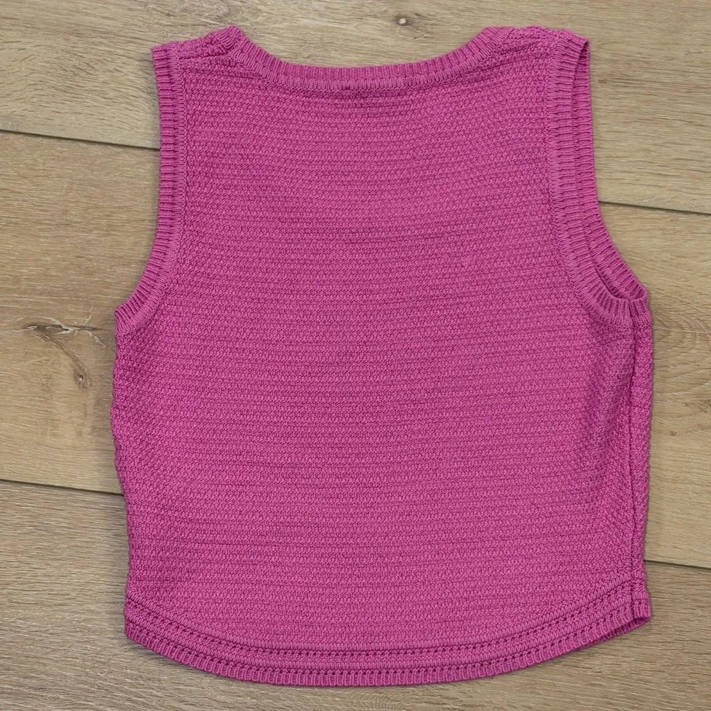 Happily Grey Pink Knit Crop Tank & Midi Skirt 2 - Image 4