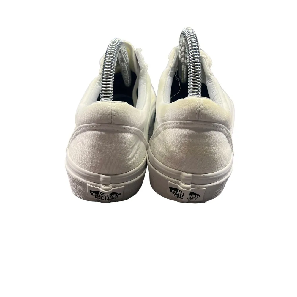 Vans Old Skool Unisex White/Marshmallow Low Top Lace-Up Sneakers Men 6.5/Women 8 - Image 7