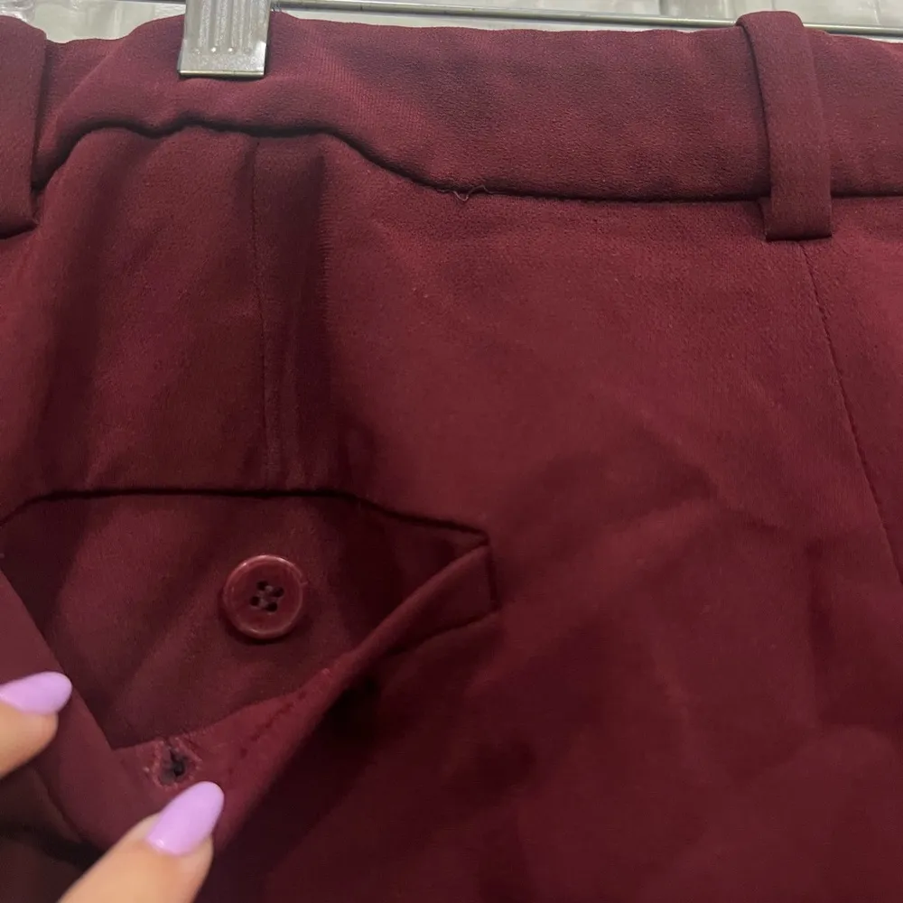 Theory Maroon Red Dress Pants Size 8 US - Image 4