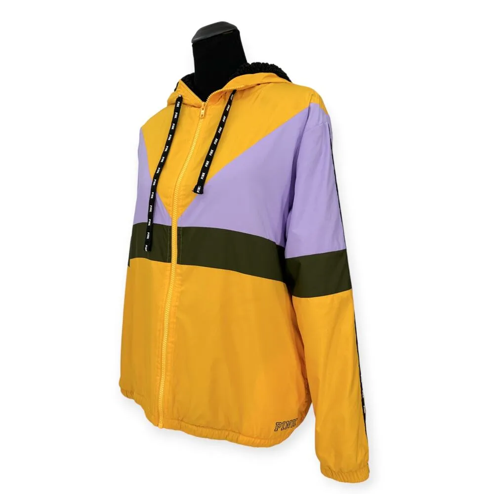 Victoria’s Secret PINK | XS/S | Sherpa Lined Full-Zip Hooded Anorak Jacket - Image 5