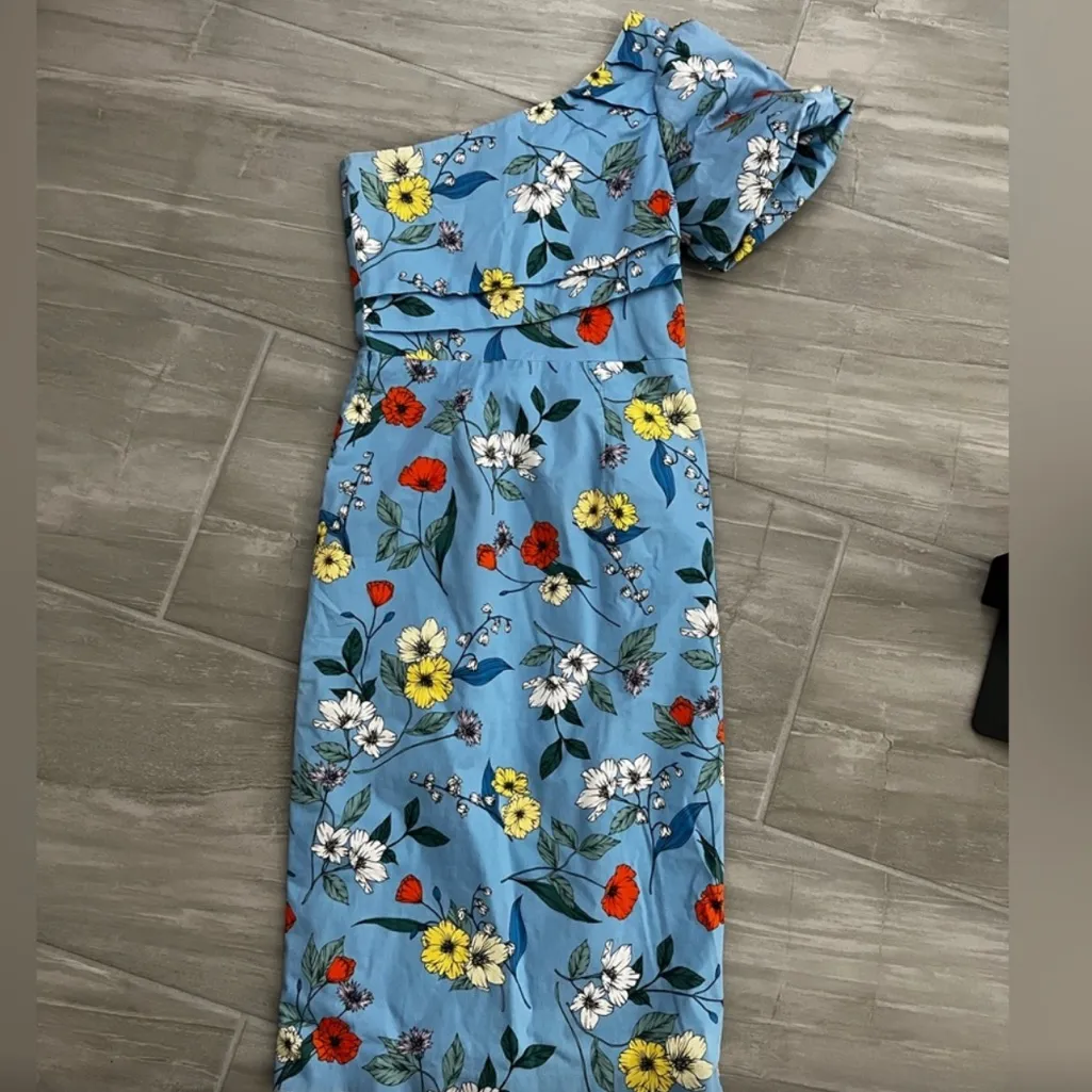 Hunter Bell‎ Margo One Shoulder Dress 4 - Image 5