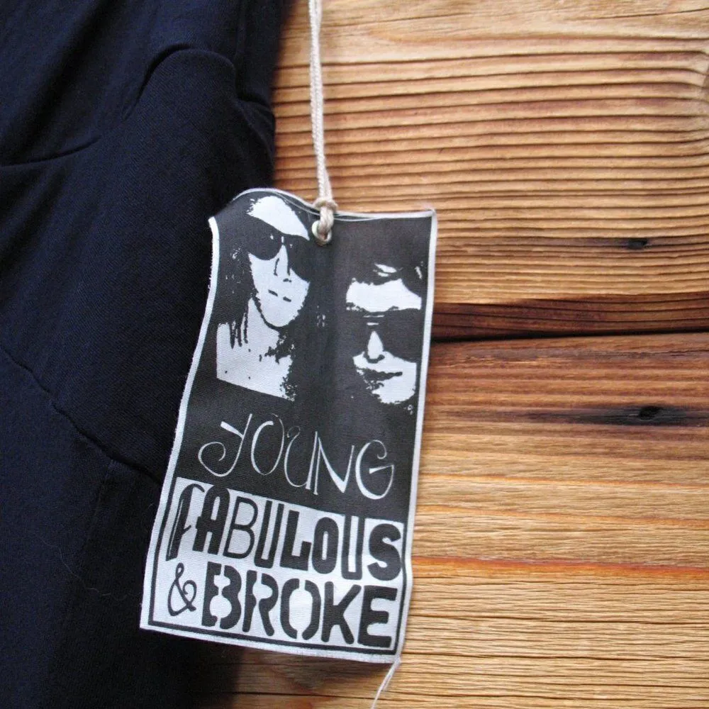 NWT Young Fabulous & Broke Sassy Asymmetrical Maxi Skirt in Dark Blue - Image 8