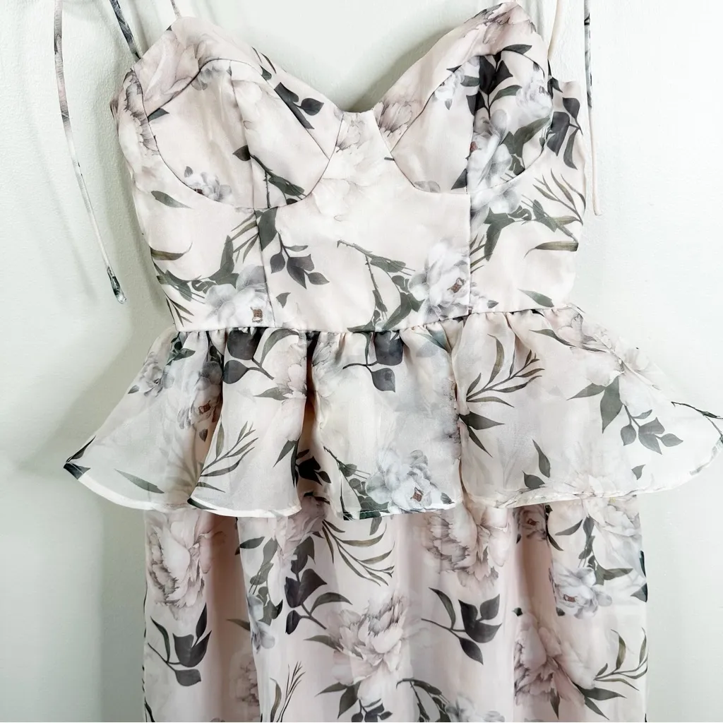 NEW Petal & Pup Kennie Midi Dress in Pink Floral Cottagecore Womens M - Image 6