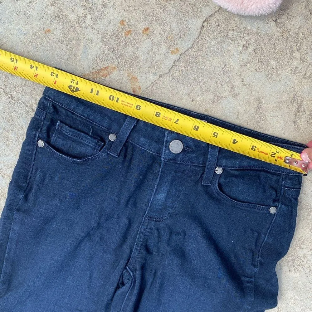 PAIGE Verdugo Ankle Dark Wash Skinny Jeans 26 - Image 6