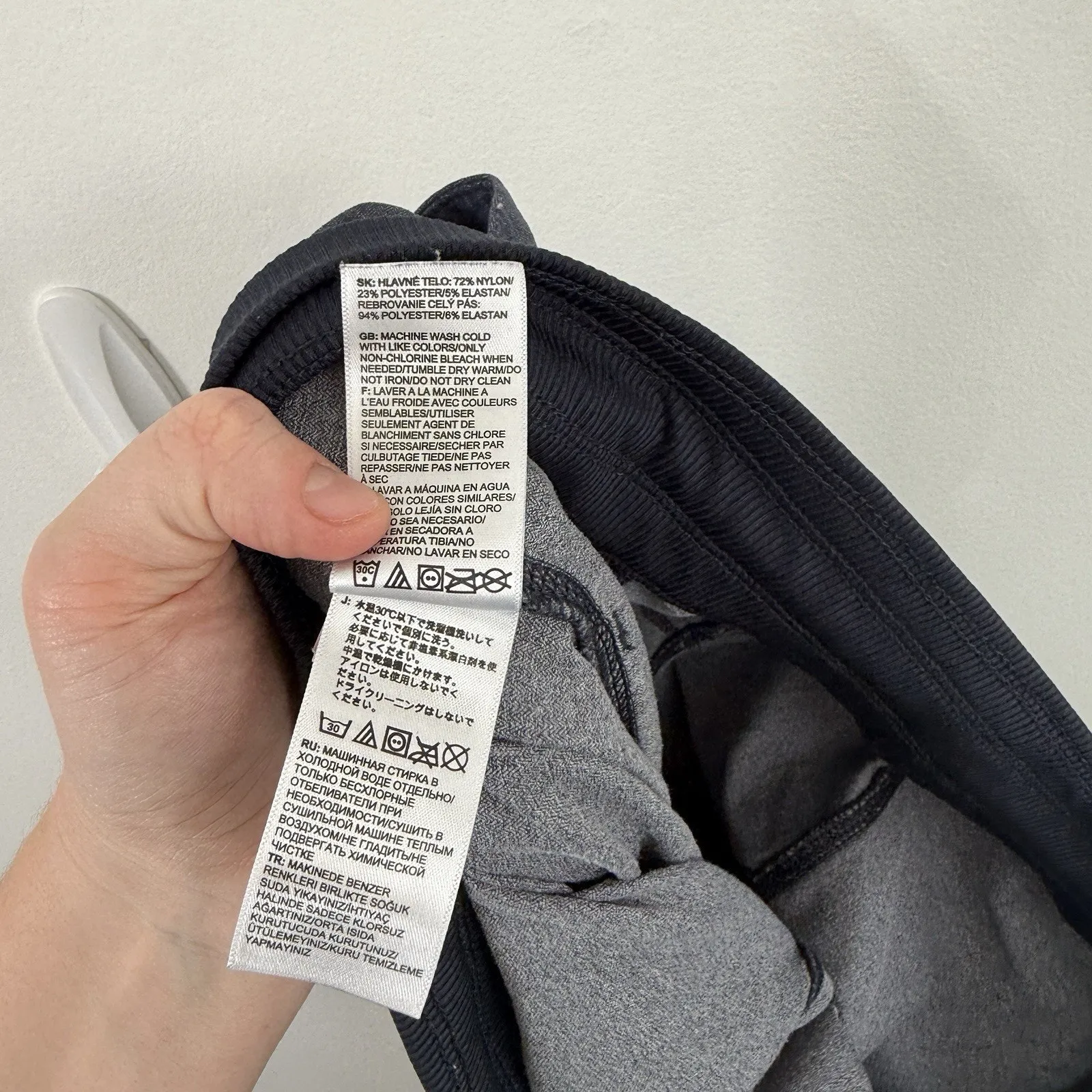 North Face Aphrodite 2.0 Blue Pants Outdoor Hiking Gorpcore Nylon Womens Large - Image 8