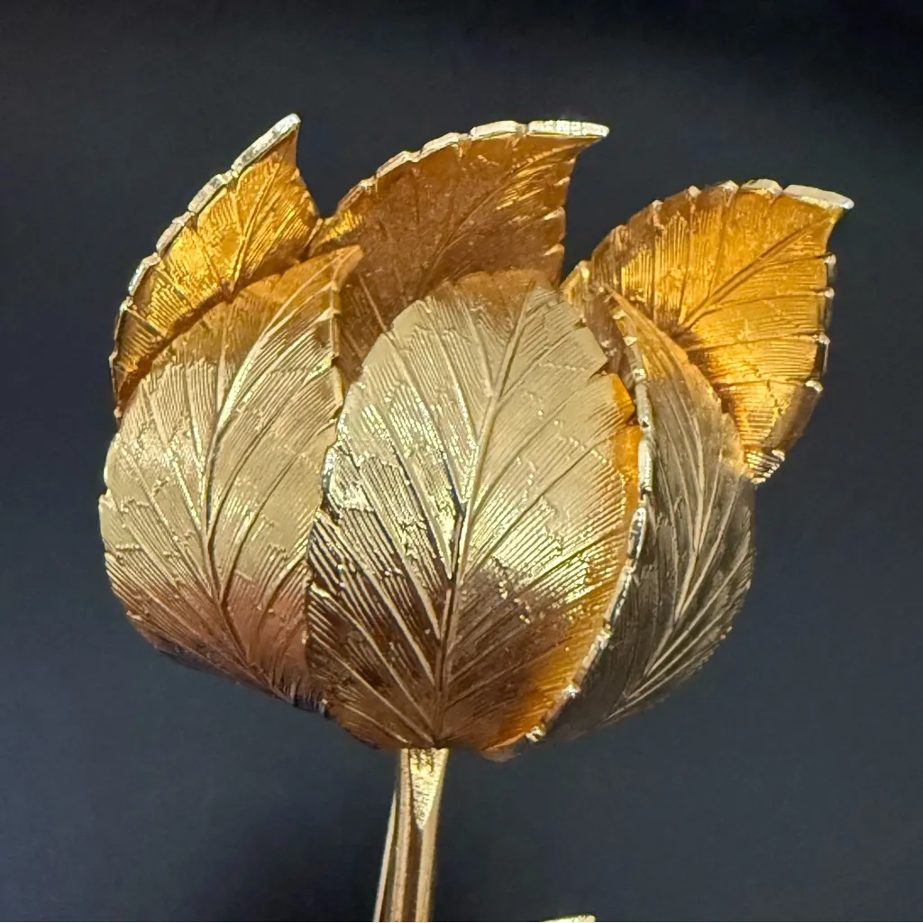 Vintage CORO Textured Gold - Image 12