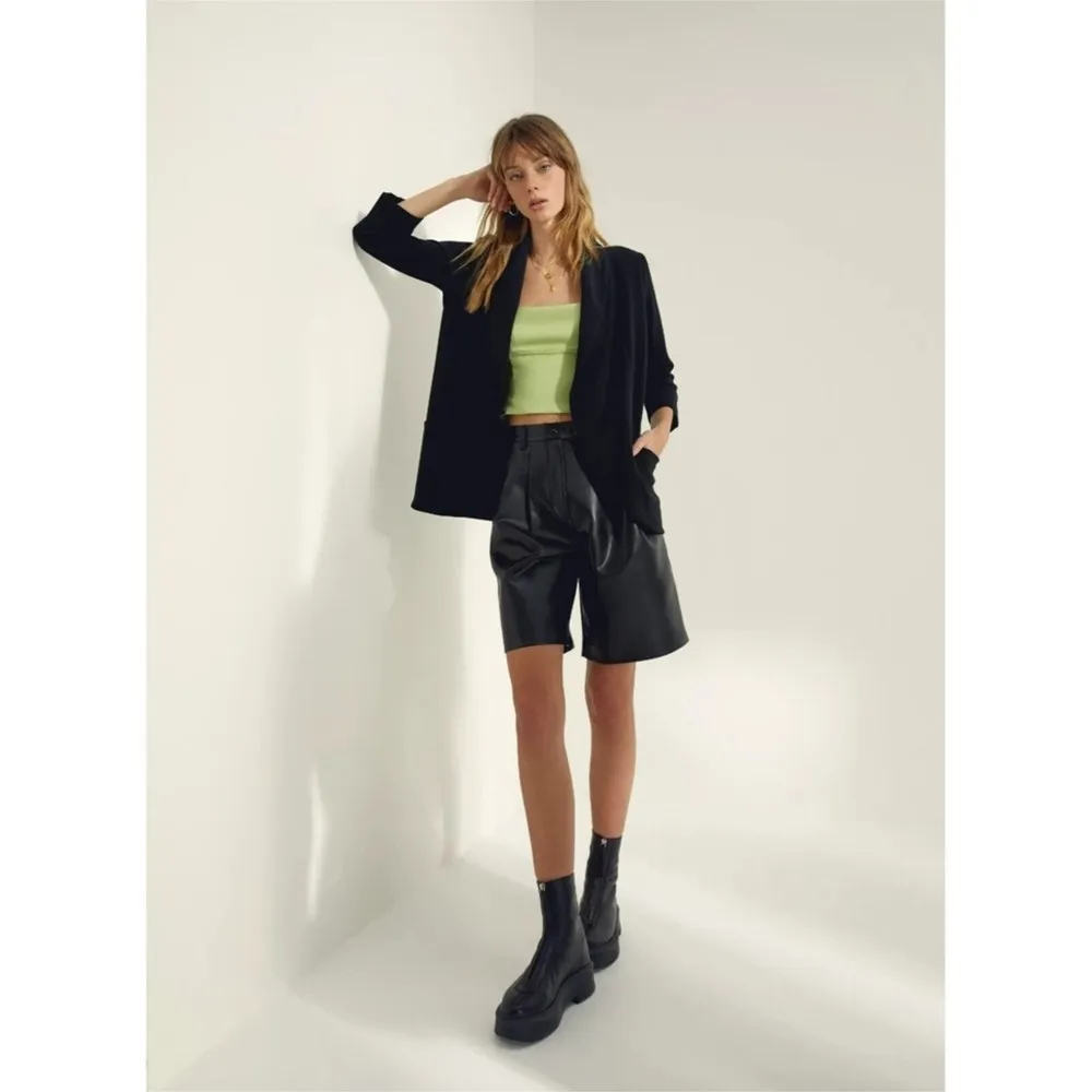 ARITZIA Wilfred Chevalier Jacket Relaxed Black Blazer size 8 - Image 5