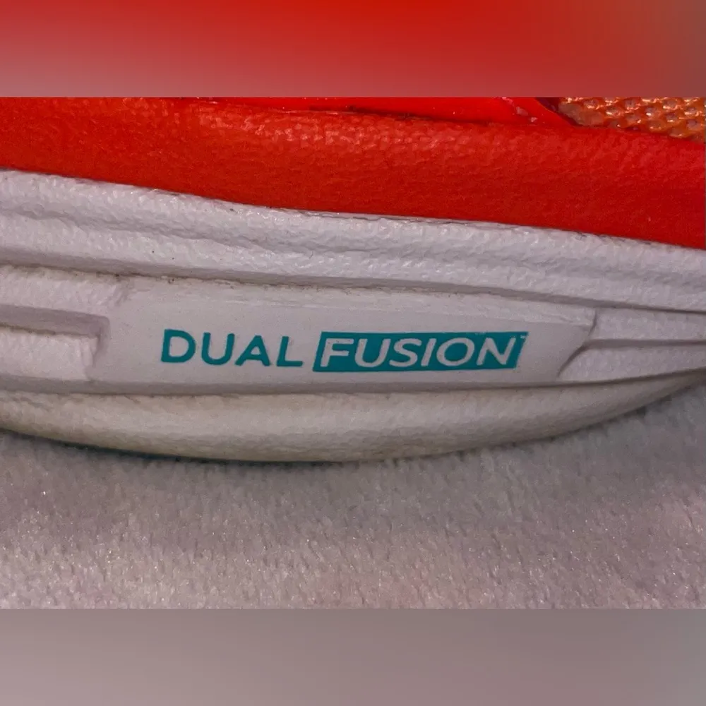 Nike Women's Dual Fusion TR Running Shoe Orange/White Size 8 - Image 8