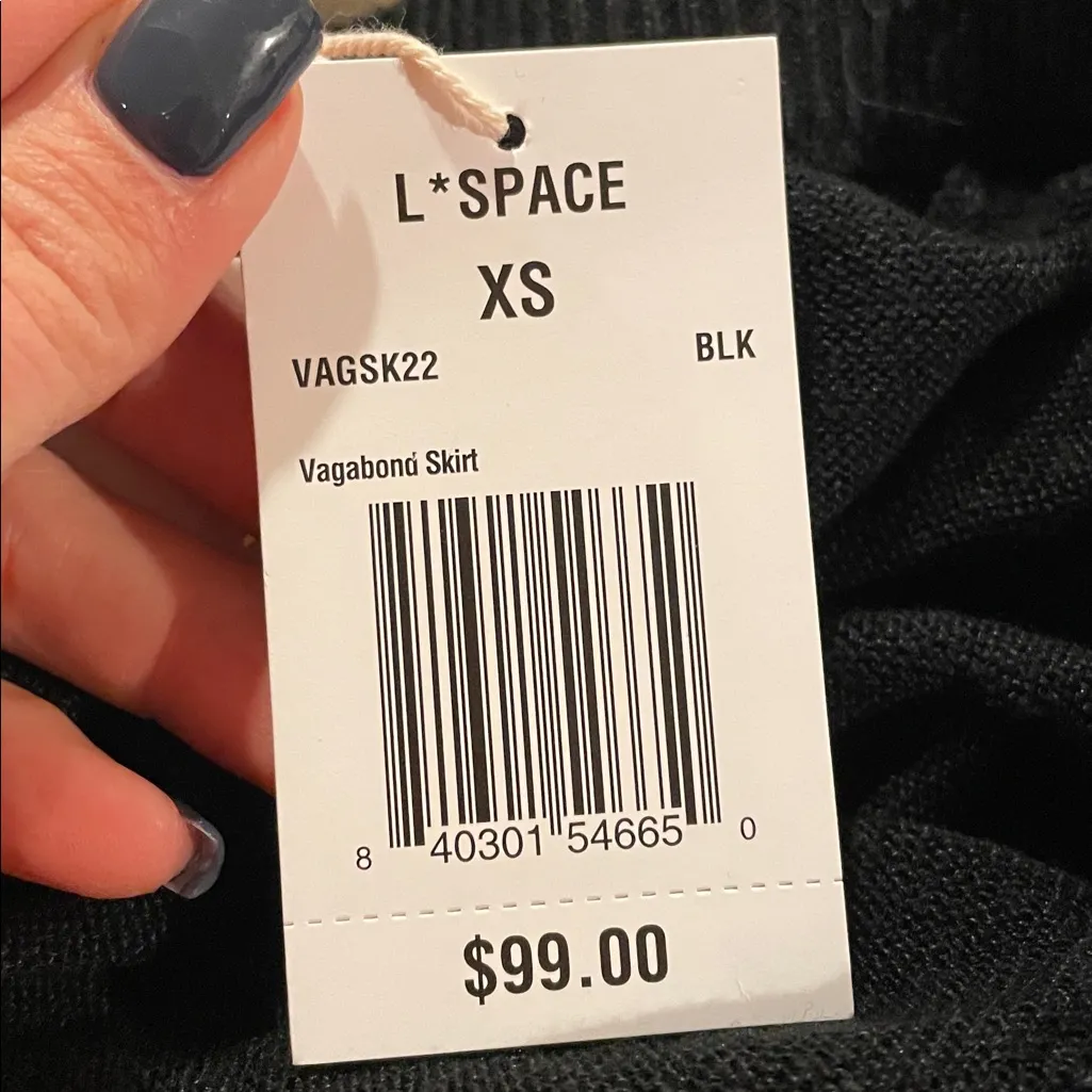 L*Space Black Mini Skirt - Image 4