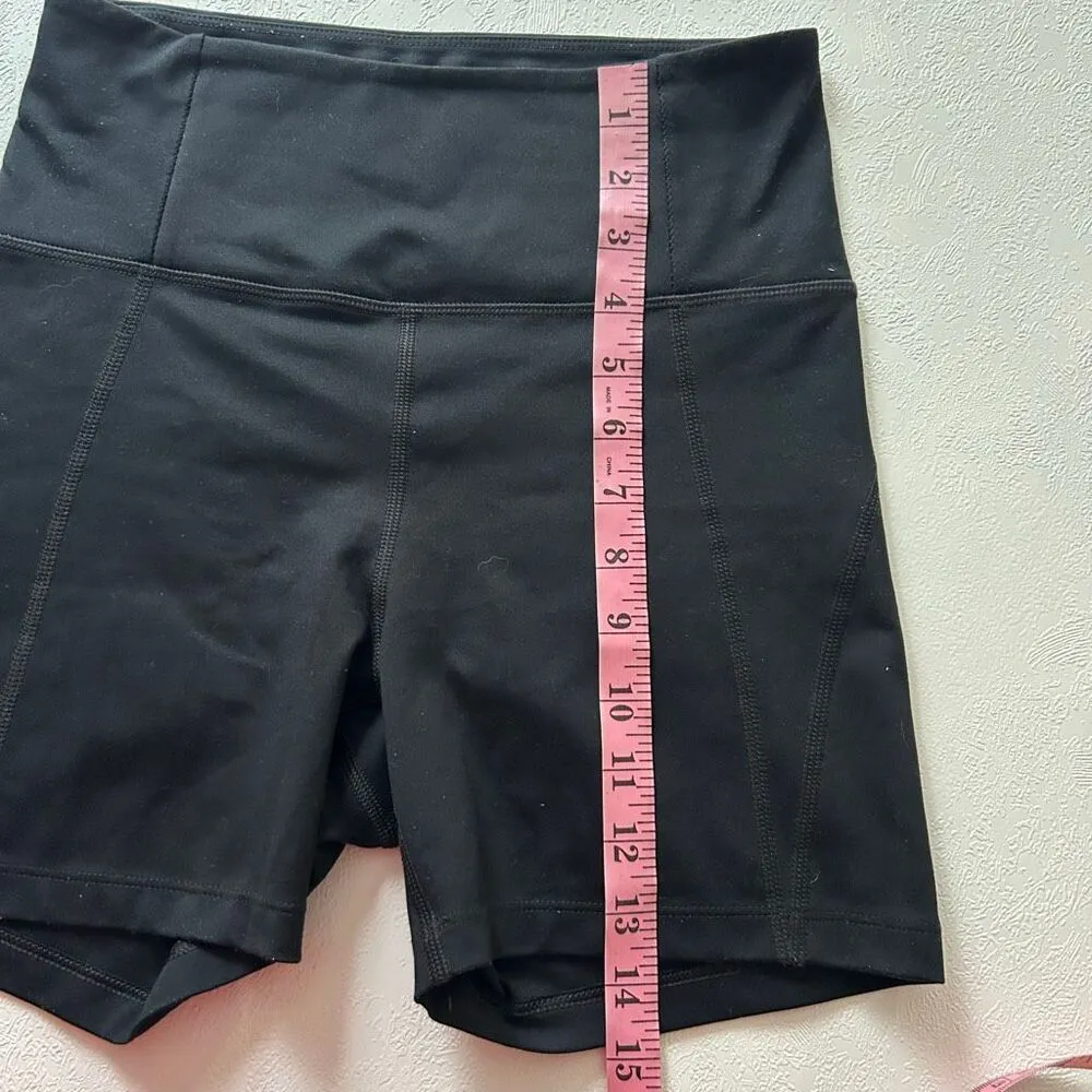 Girlfriend Collective Black High-Rise Compressive Bike Shorts Size Small | Susta - Image 6