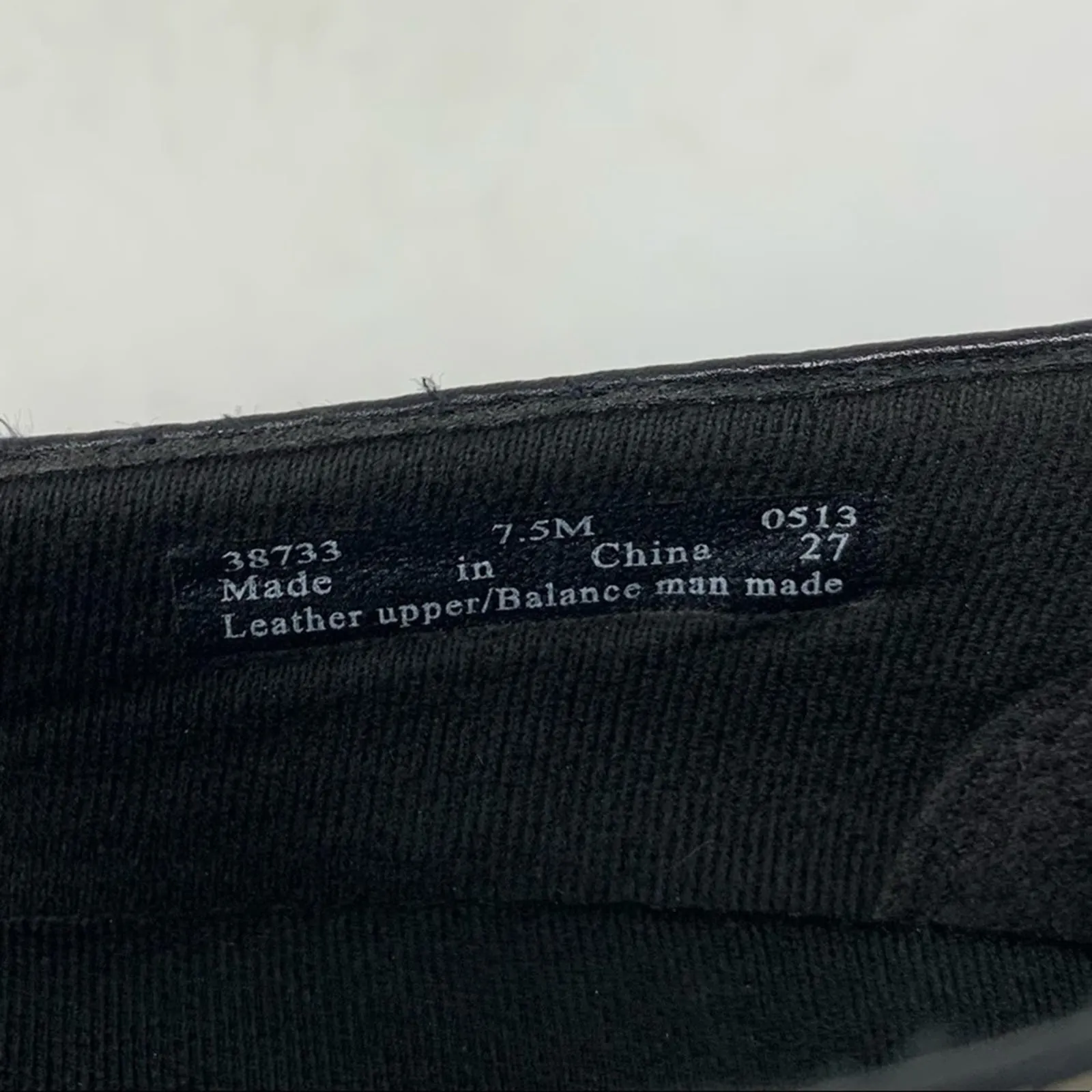 Clarks Bendables Sixty Cruise Black Tumbled Leather Mary Jane Slip On Loafer 7.5 - Image 9