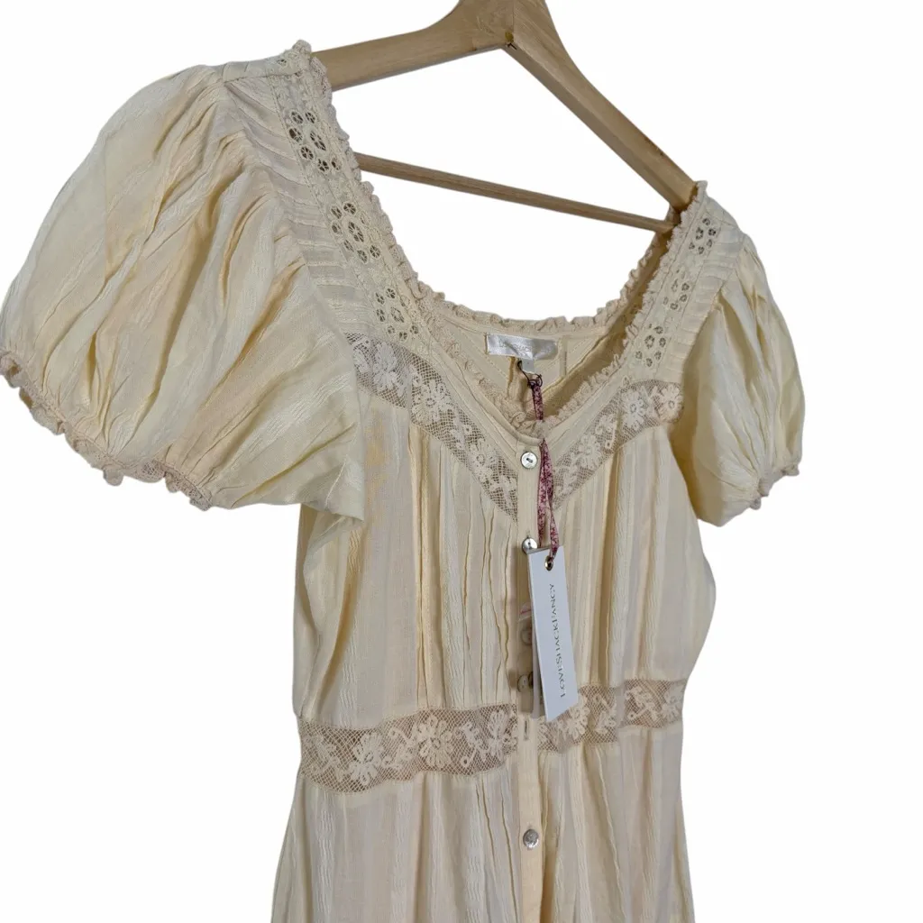 NEW Loveshackfancy Carabella Dress Ivory - Image 14
