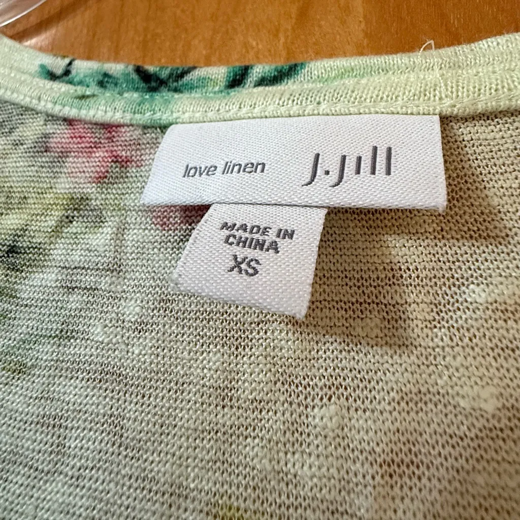 J. Jill Love Linen Short Sleeve Tee T - Image 6