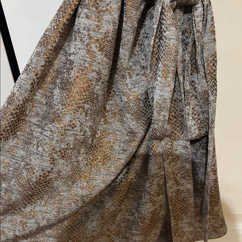 Snakeskin Print Sleeveless Dress - Image 5