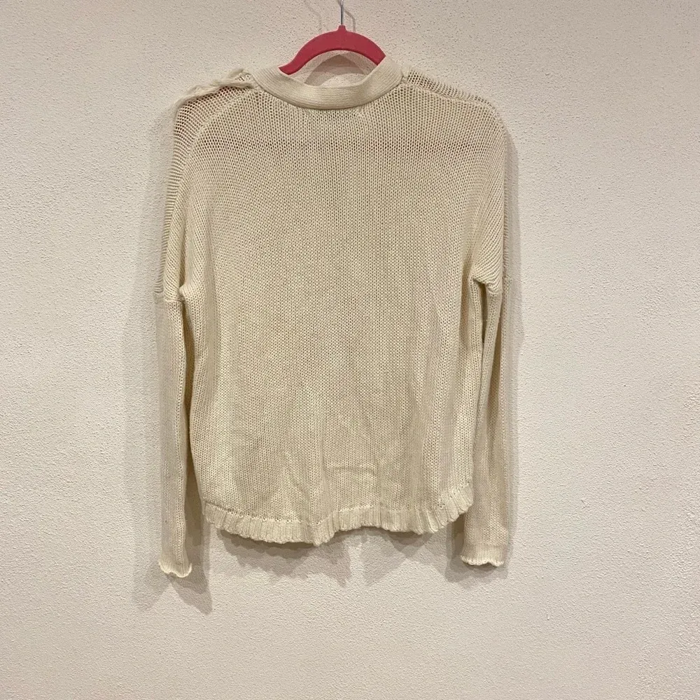 27 Miles Malibu Fringe Cropped Cardigan Size Small VGUC - Image 4