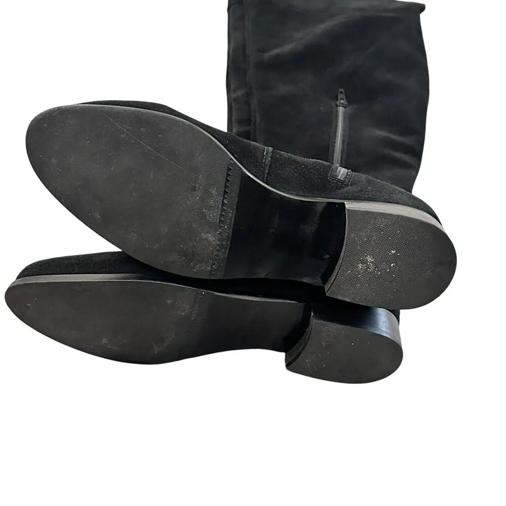 La Canadienne 6 M Women Henley Black Suede Waterproof Riding Tall Zip Boots - Image 4