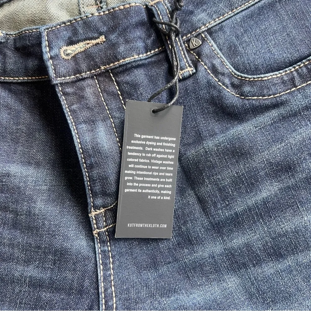 Kut From The Kloth  Stevie Straight Leg Jeans Size 6 #C24463 - Image 5