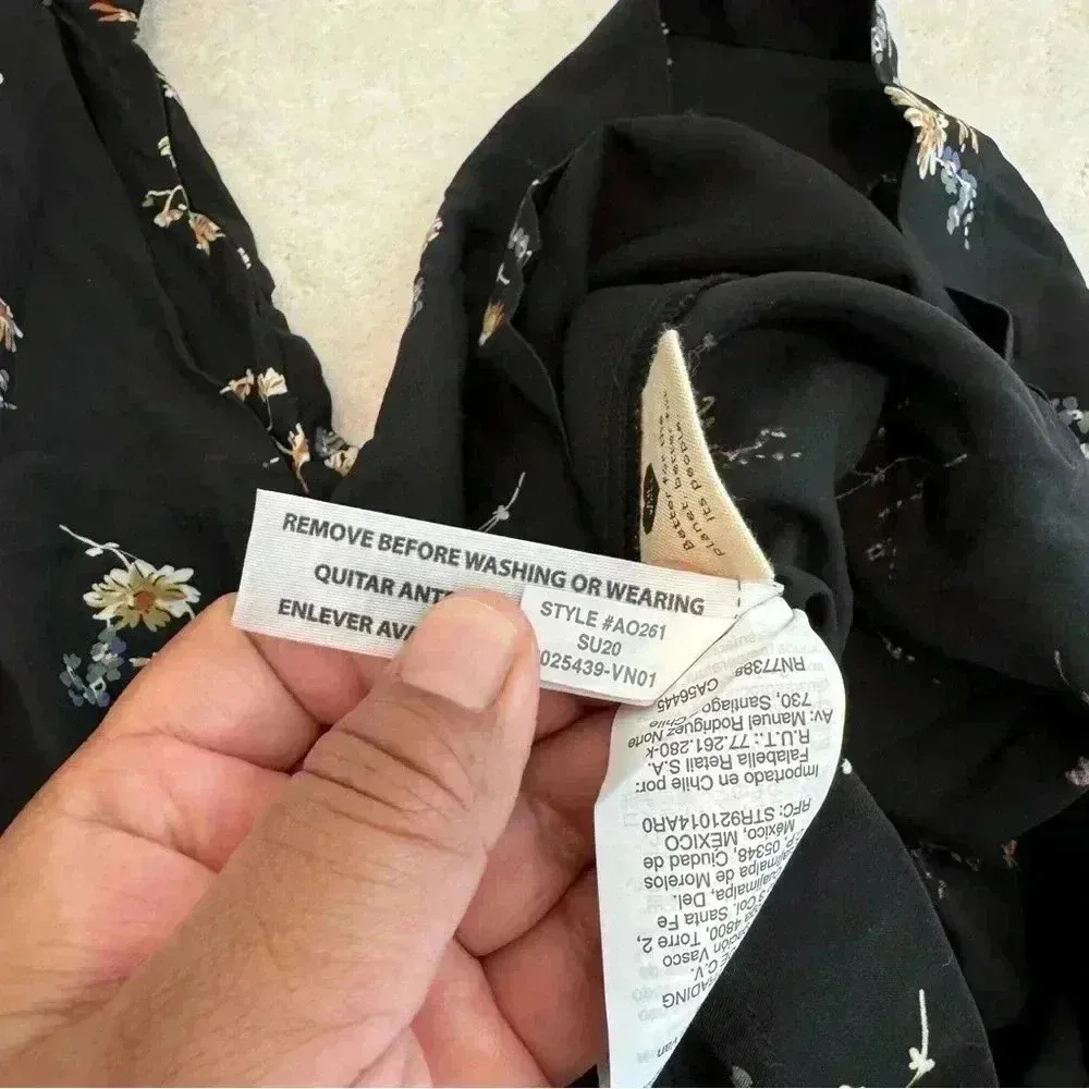 madewell Button-Front Day Romper in Daisies size Xs - Image 4