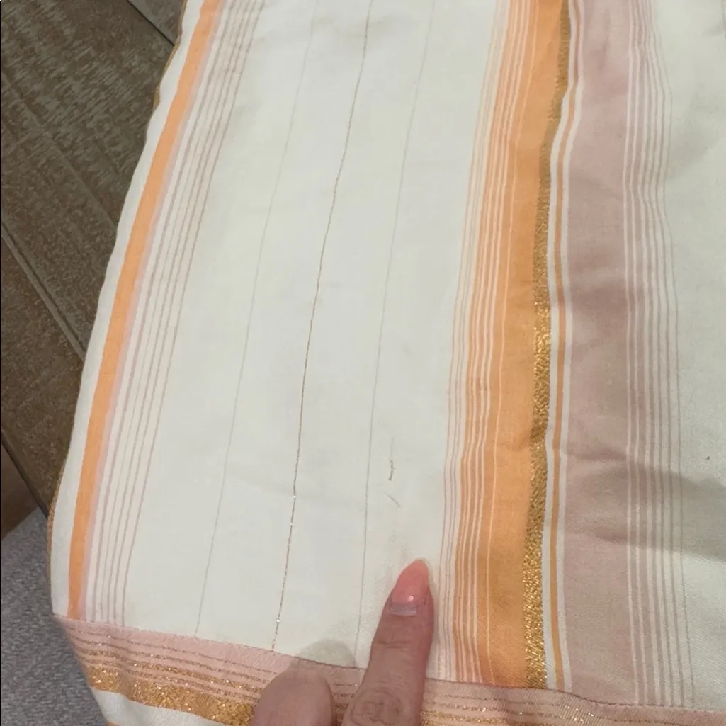 Amanda Uprichard Christie Striped Pastel Metallic Cut Out Jumpsuit NEW XS - Image 6