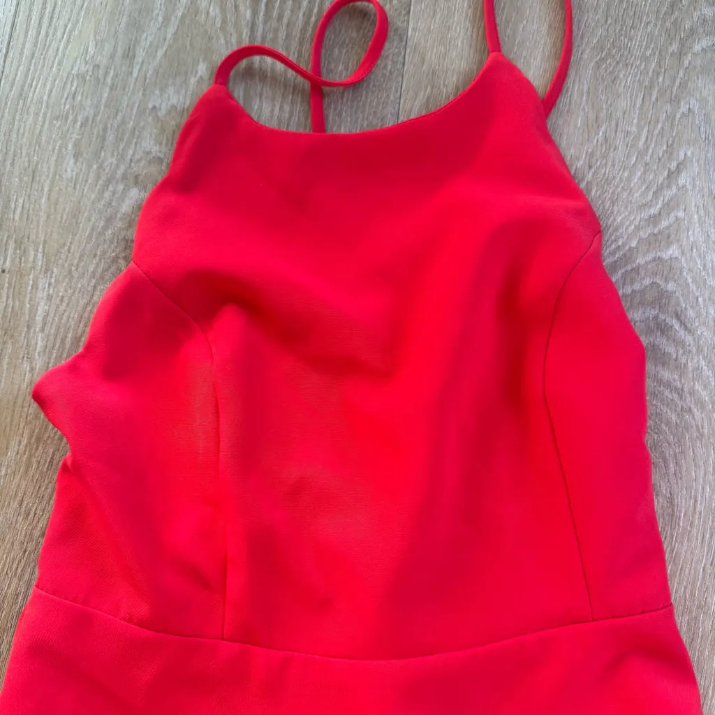Lulus Play On Curves Red Backless Dress - Image 4
