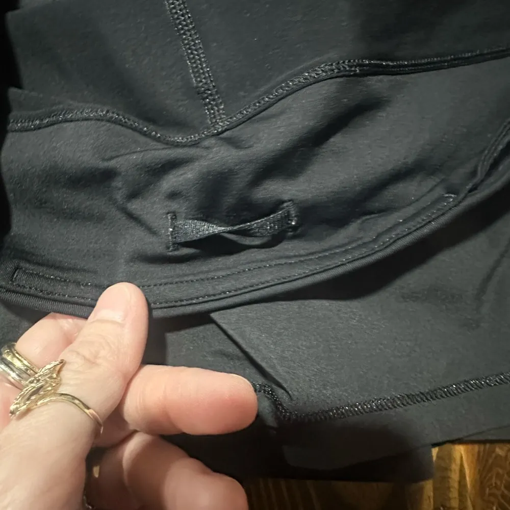 Lululemon Circuit Breaker Skirt Size 10 Black Lined Run Tennis - Image 7