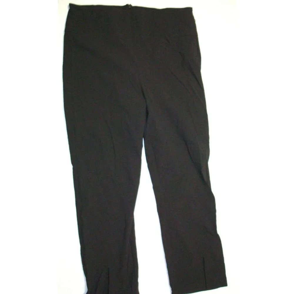 Womens Athleta 14 Olive Green New Pants Wander Slim Straight Crop Hike Travel - Image 2