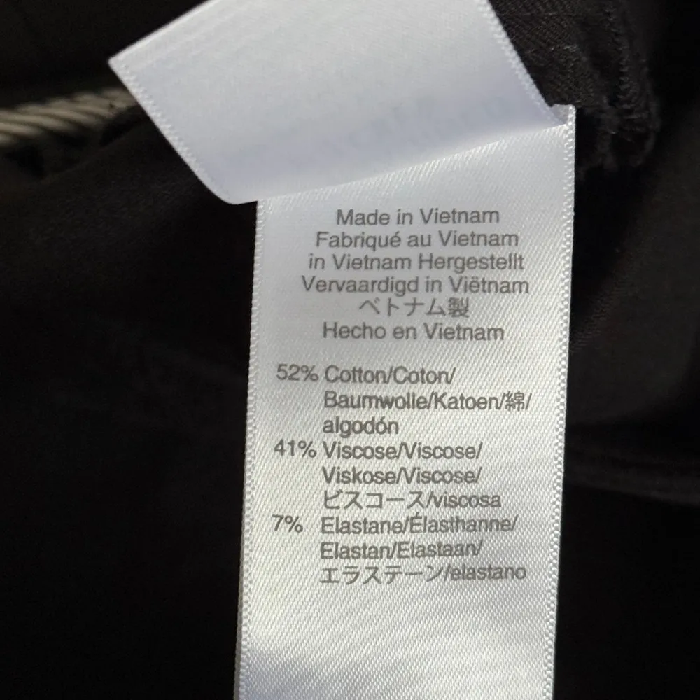 J. Crew Hayden Kickout Crop Pant Dress Pant Black Size 12 Bi-Stretch AJ420 - Image 8