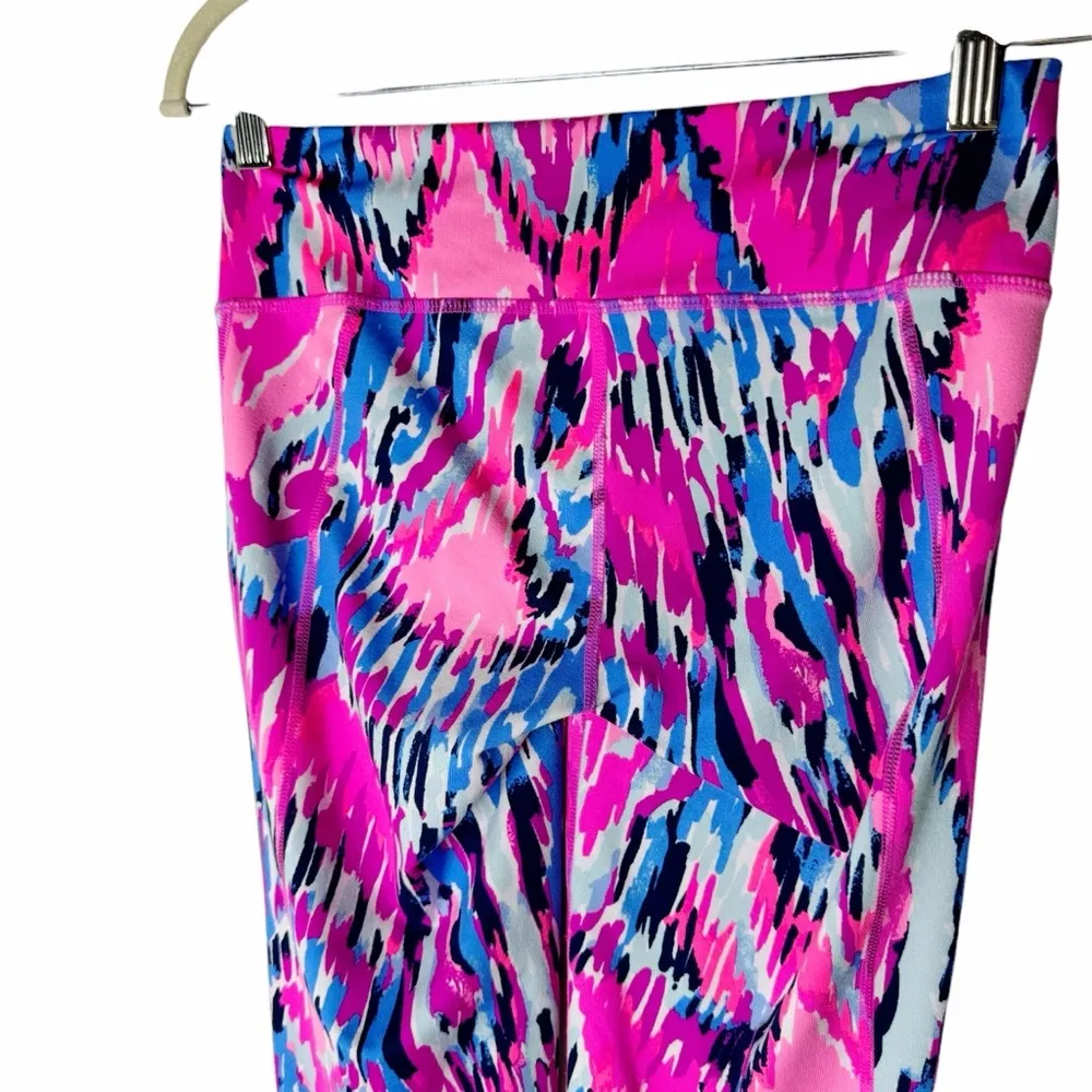 Lilly Pulitzer Luxletic Callie Weekender Leggings in Multi Free Spirit Small - Image 3