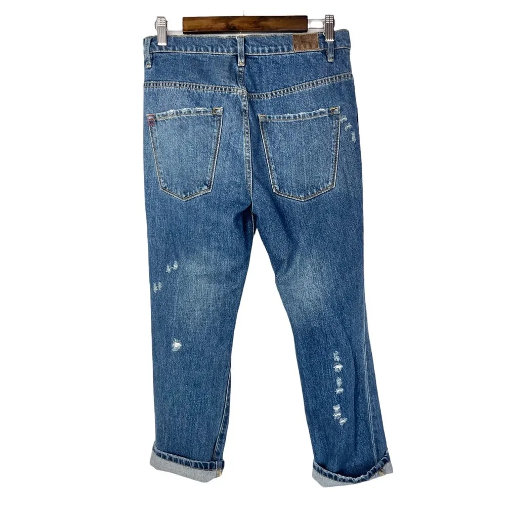 Urban Outfitters BDG High Rise Distressed Kicker Straight Leg Jeans 27 - Image 3