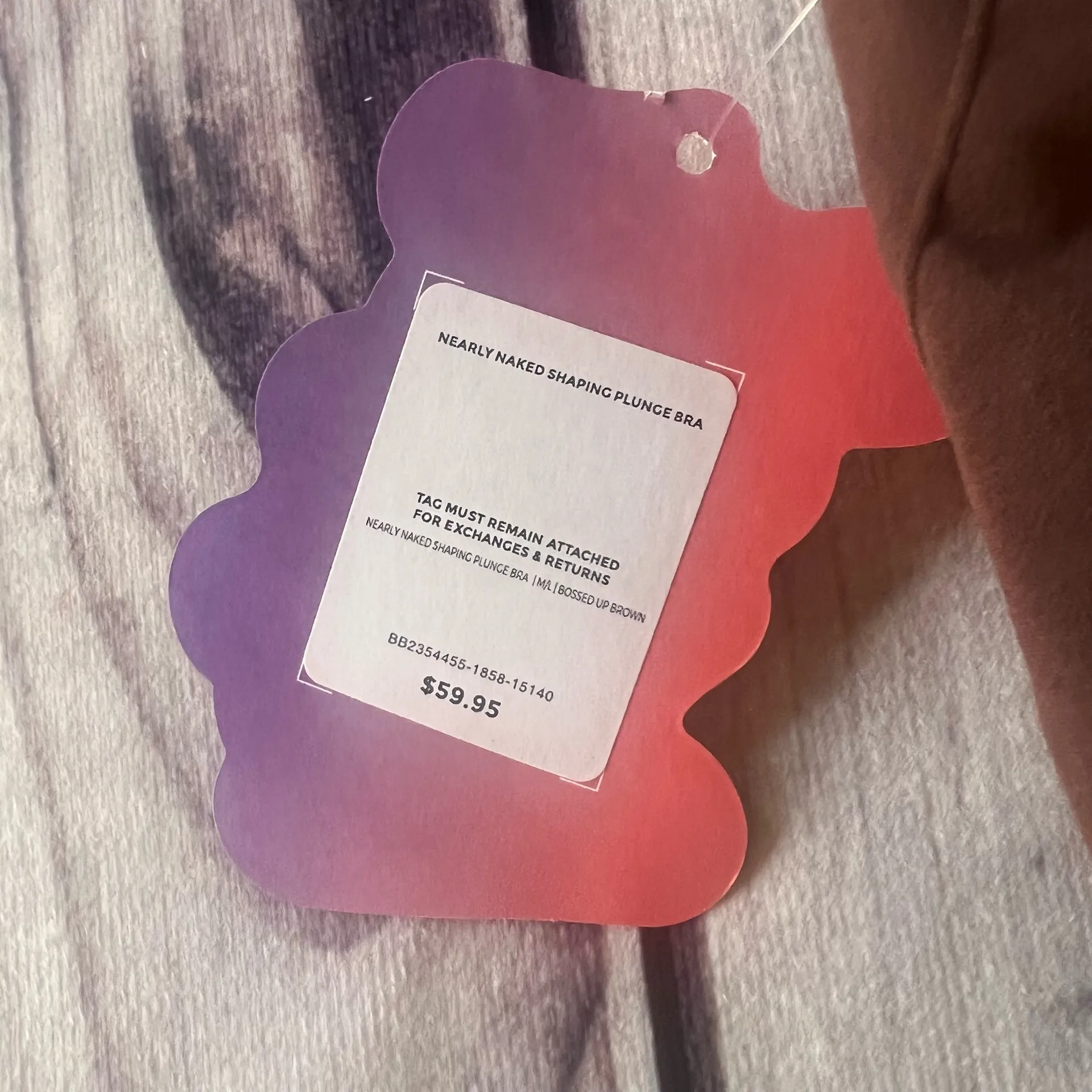 Yitty Fabletics Brown Nearly Naked Shapewear Plunge Bra M/L  - Image 8