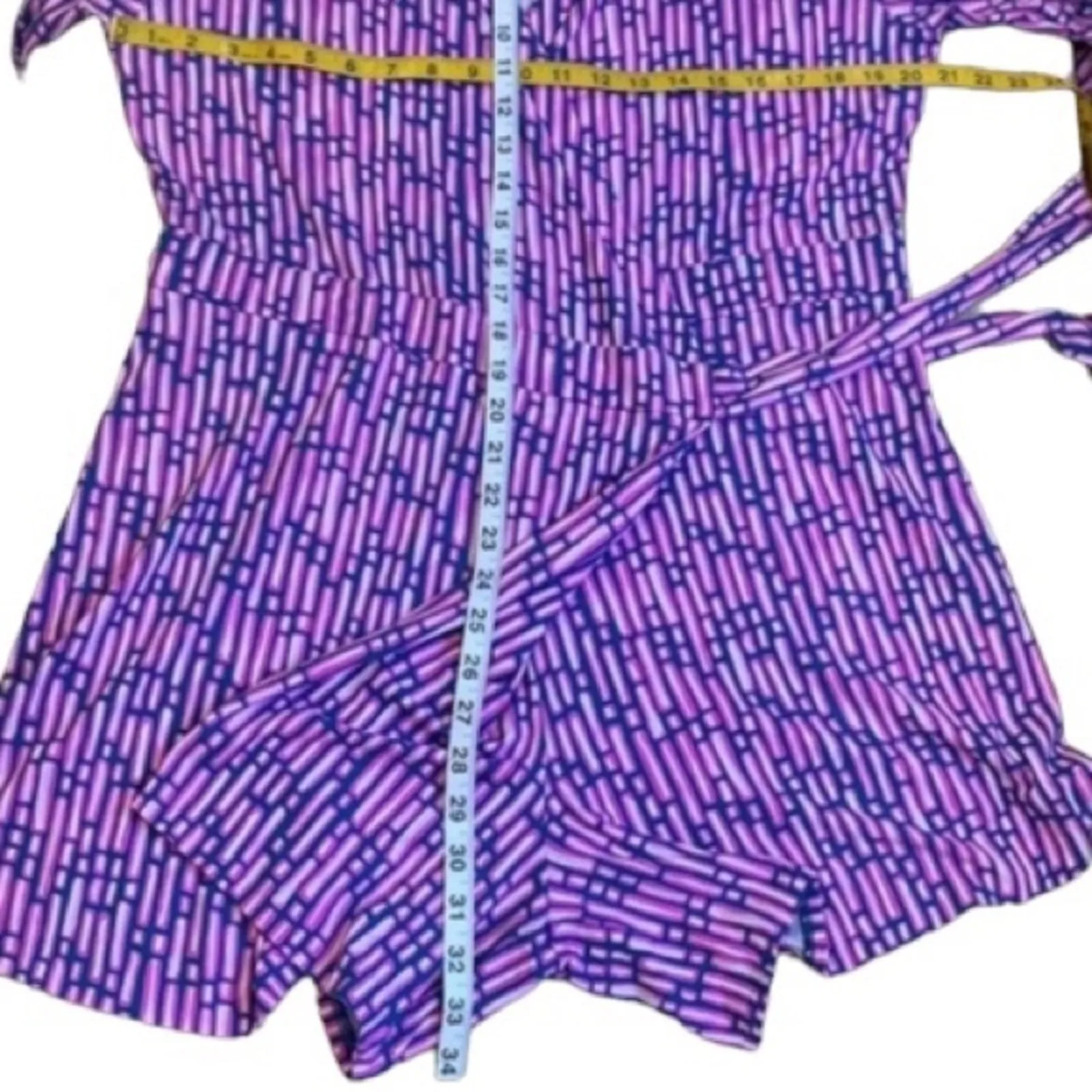 Lilly Pulitzer XL Romper Shorts Wrap Skort Skirt Vacation Dress Resort Cruise - Image 10