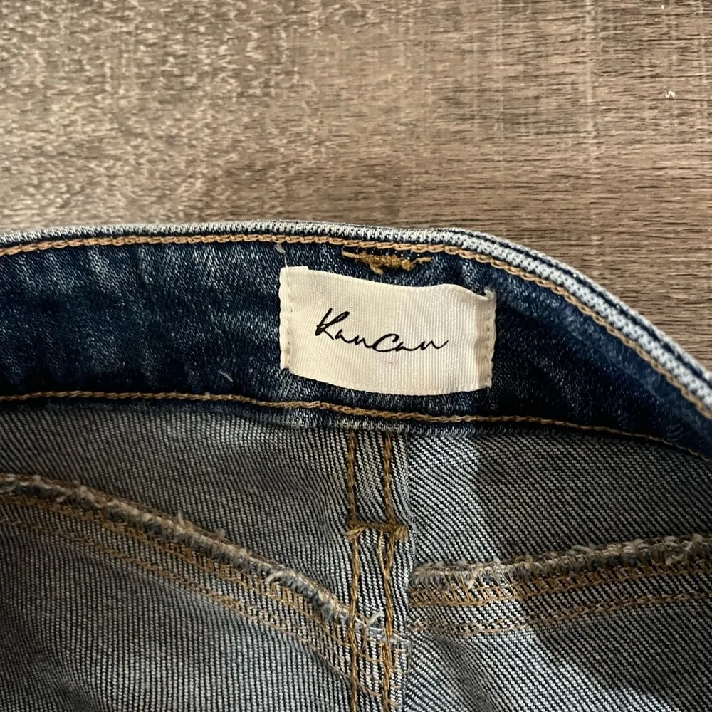 KANCAN Nava High Rise Straight Slim Leg Jeans in medium wash Blue Size 27 - Image 5