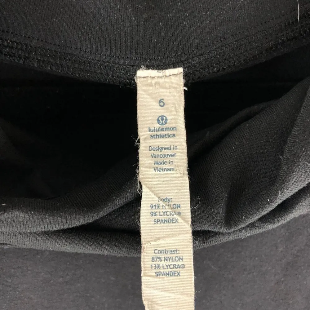 Lululemon Healthy Heart Pullover Black Cowl Neck Thumbholes 6 - Image 3