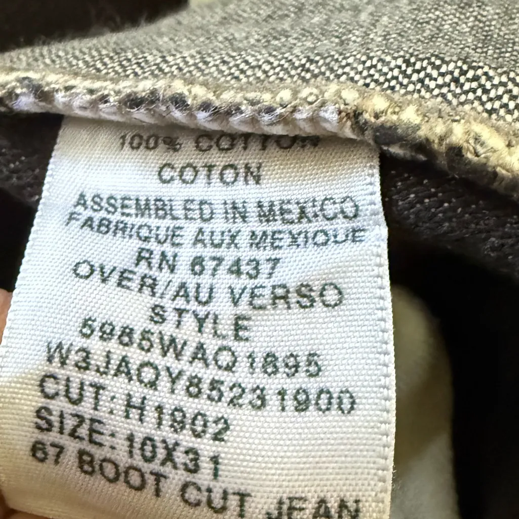 Ralph Lauren Polo Jeans Company . vintage, gray bootcut high waisted jeans 10 - Image 6