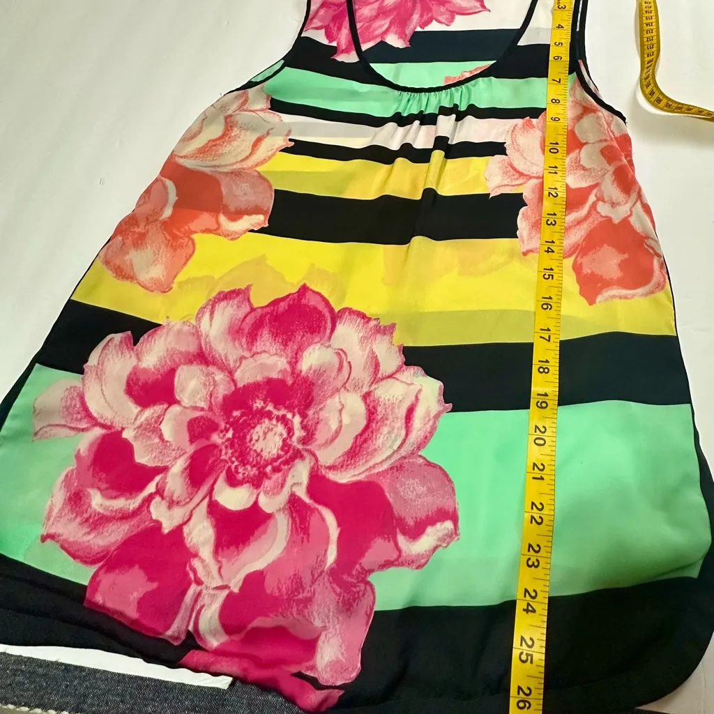 Banana Republic Multicolor Floral Tank Top - Image 5