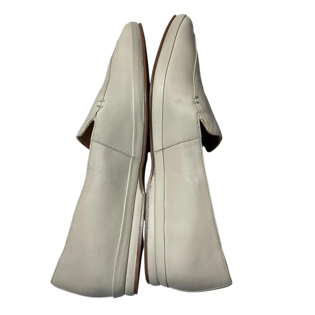 Seychelles Women's Pointed Toe Leather Casual Slip On Flat Shoes Cream Size 10 - Image 11