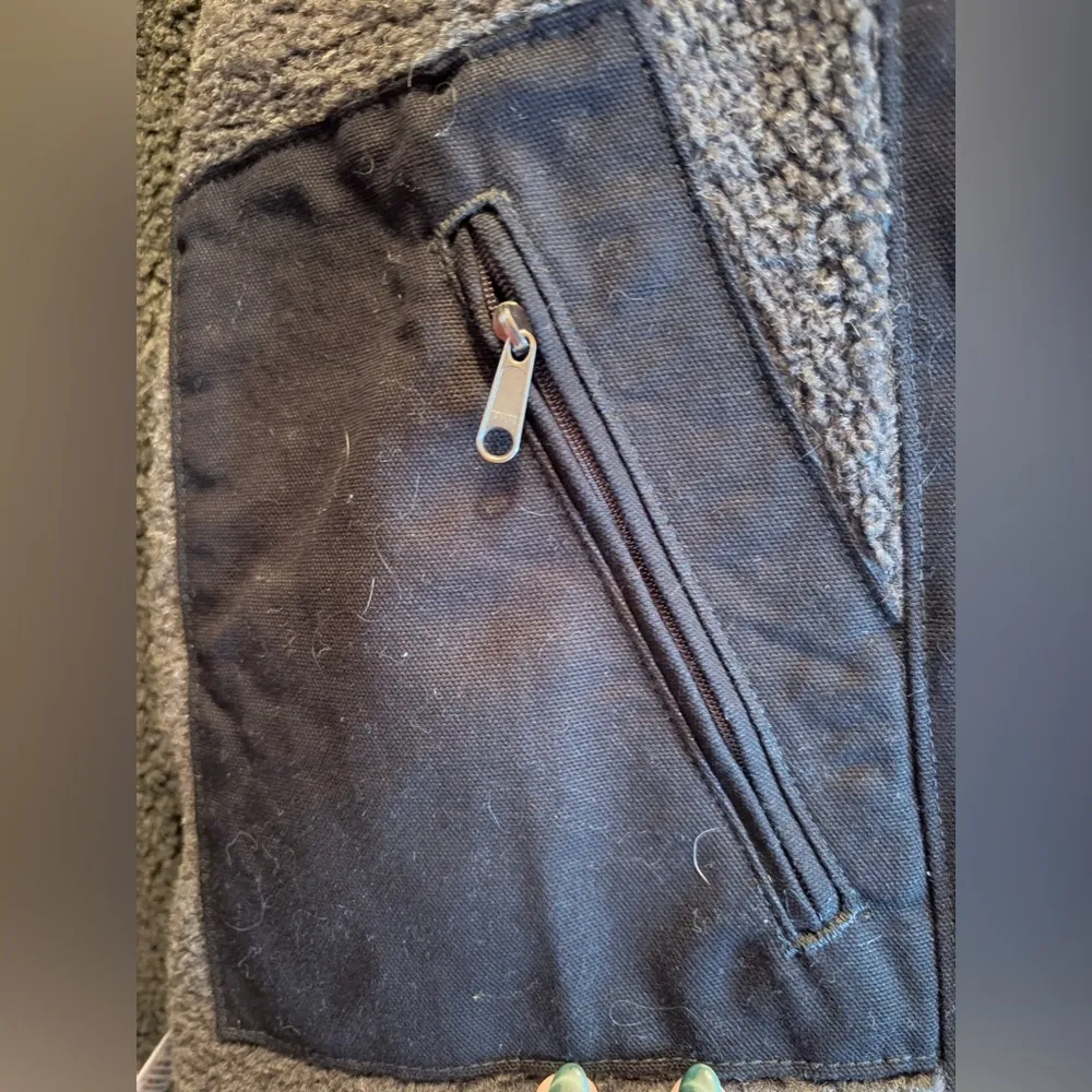 Sherpa Lined Hooded Jacket Black Women’s Size Small 4-6 - Image 7