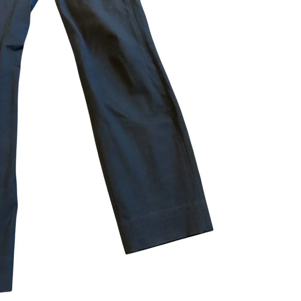 Everlane Straight Leg Pants Dark Grey Side Zip Cropped Length Size 4 Women's - Image 4