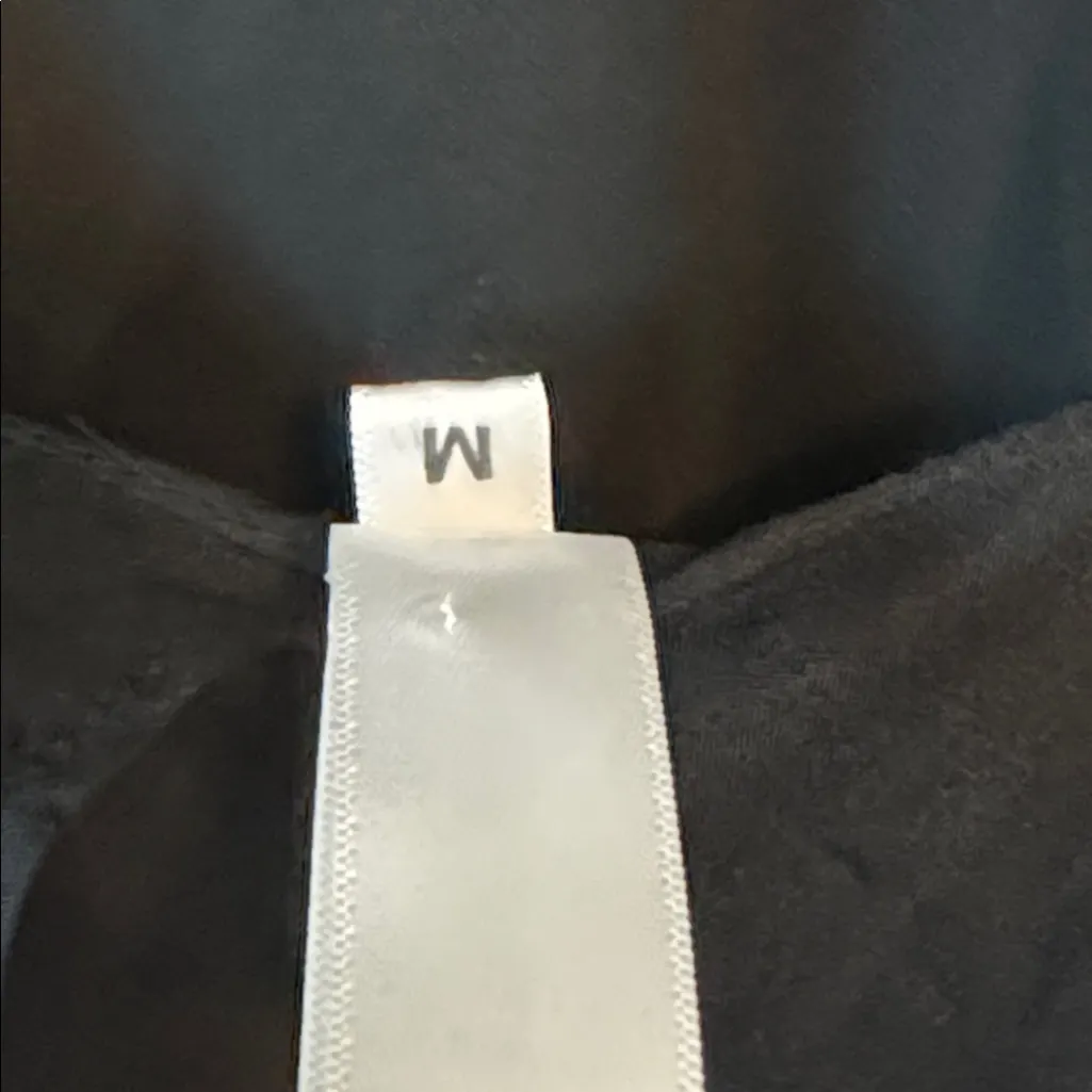 Rat and Boa Black Silk Ruffle Selena Dress Size: M - Image 11